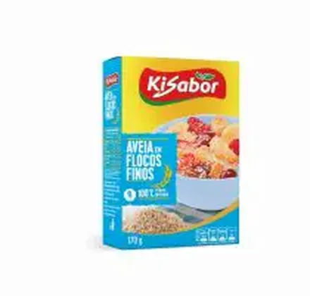Aveia em flocos finos KiSabor 170 g