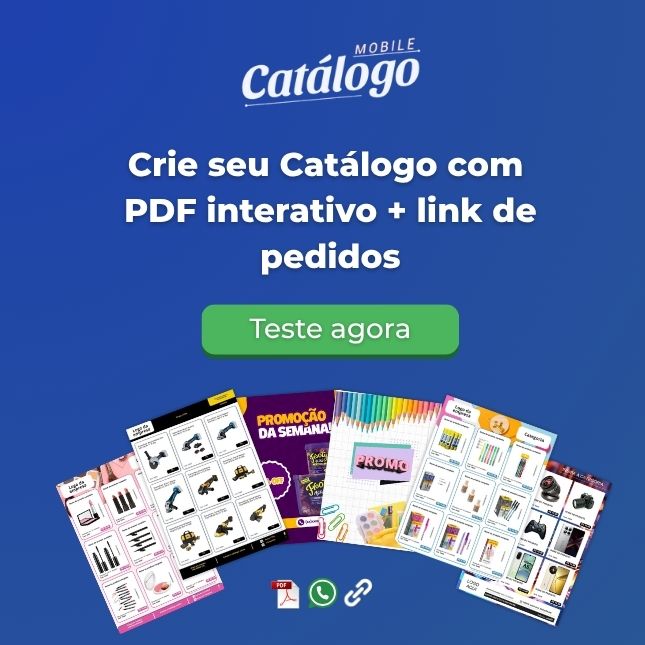 Exemplo de catálogo digital criado no Catálogo Mobile
