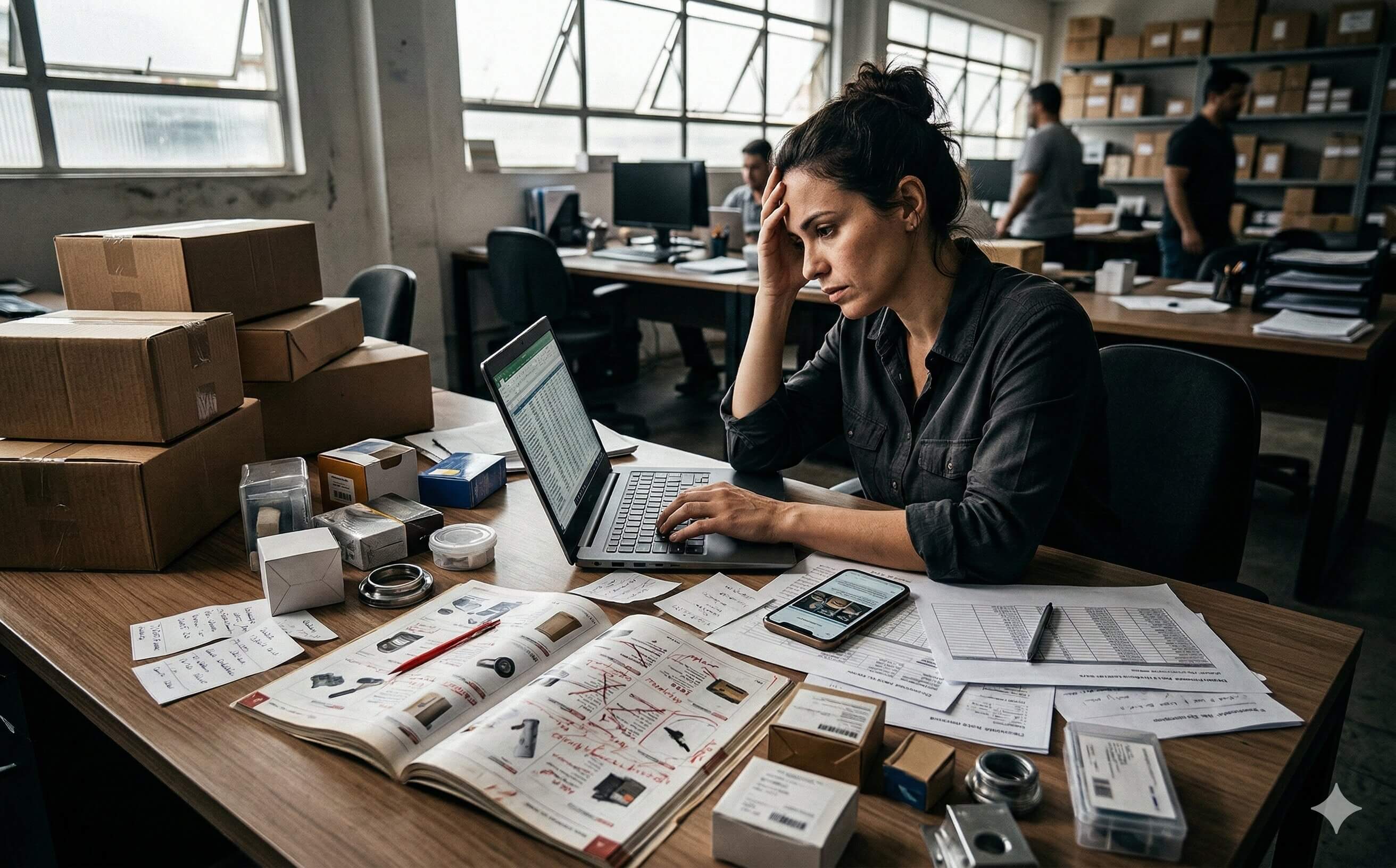 Outdated catalog and constant rework