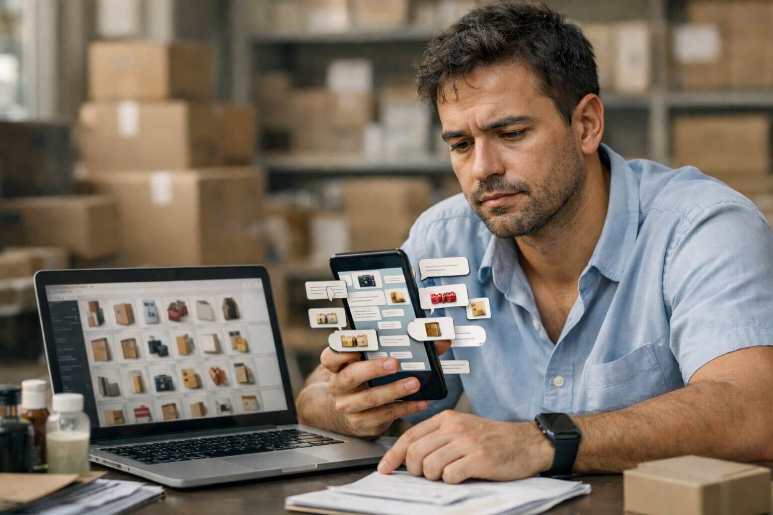 Too much back-and-forth with photos, pricing, and messages